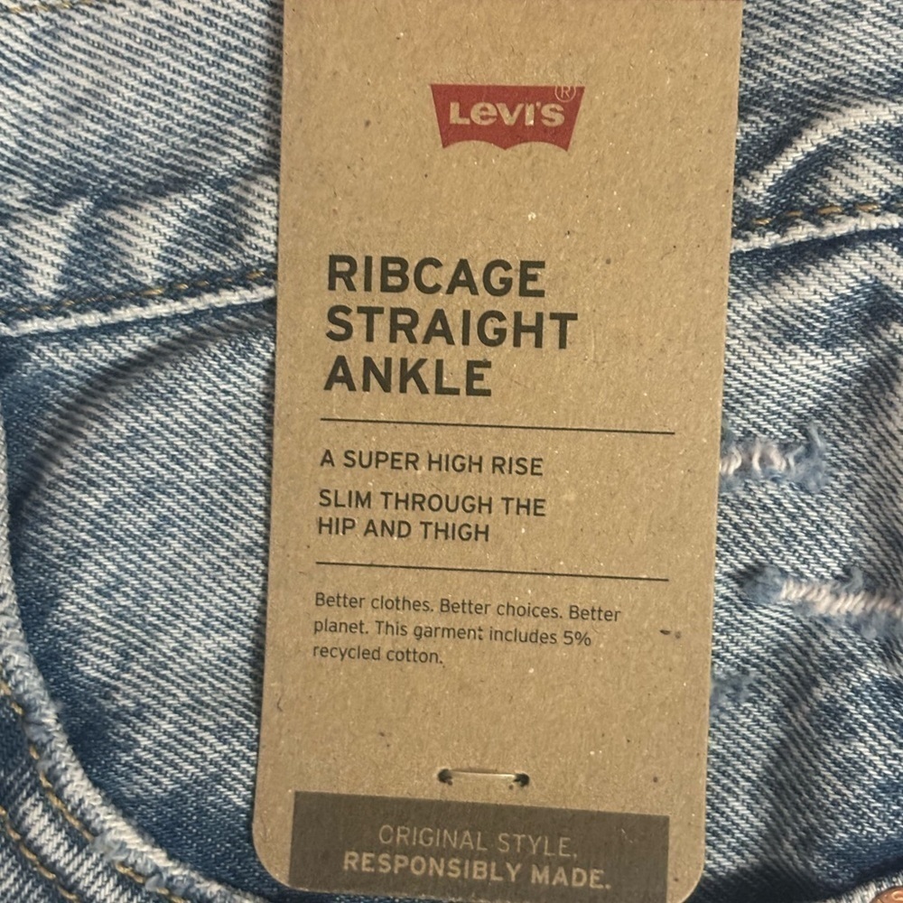 LEVIS Ribcage straight ankle size 27 - Picture 9 of 14